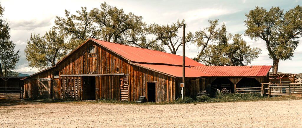 Historic photograph of the TA Ranch 