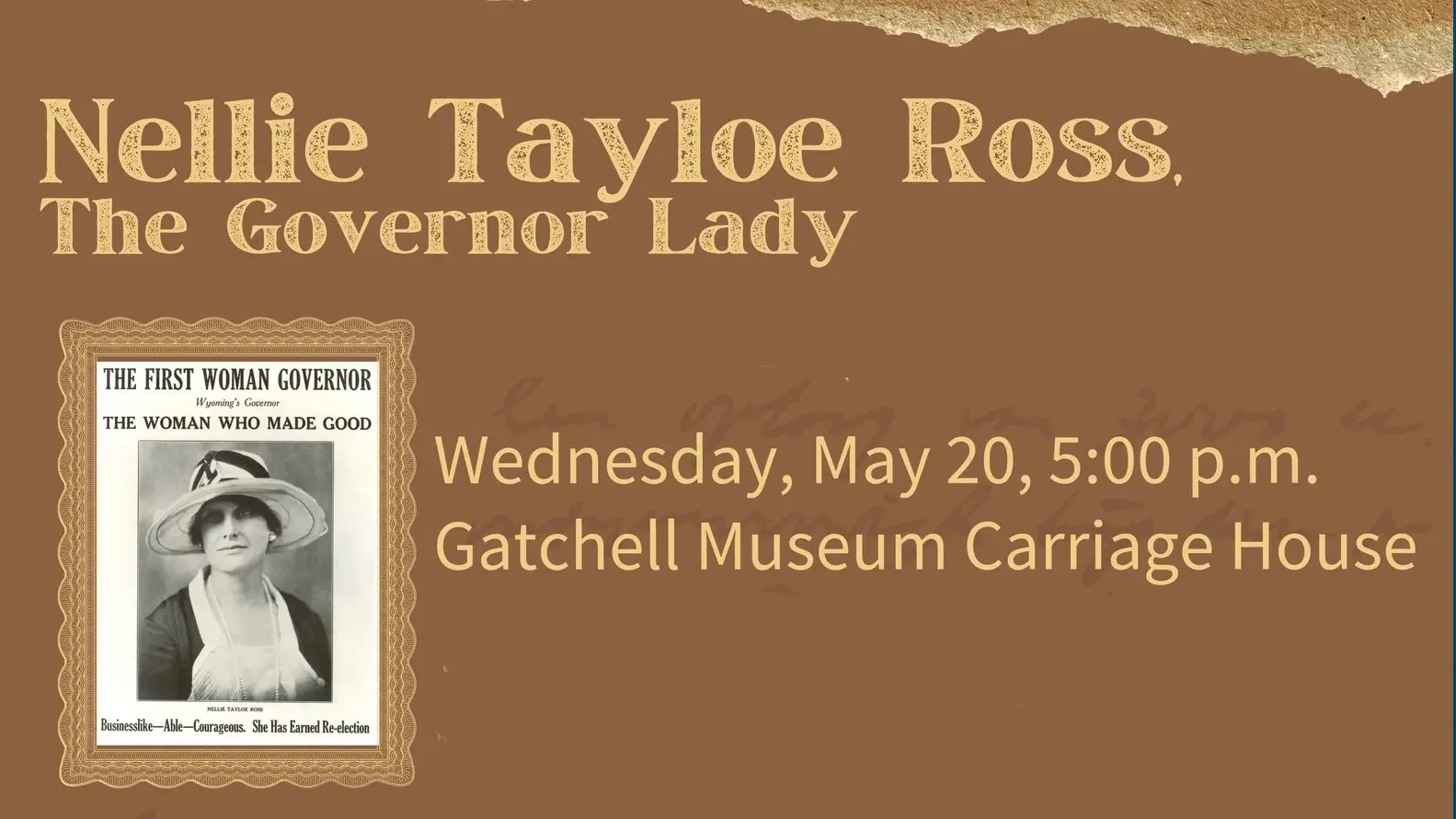 The Governor Lady (Nellie Tayloe Ross)