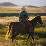 woman on horseback