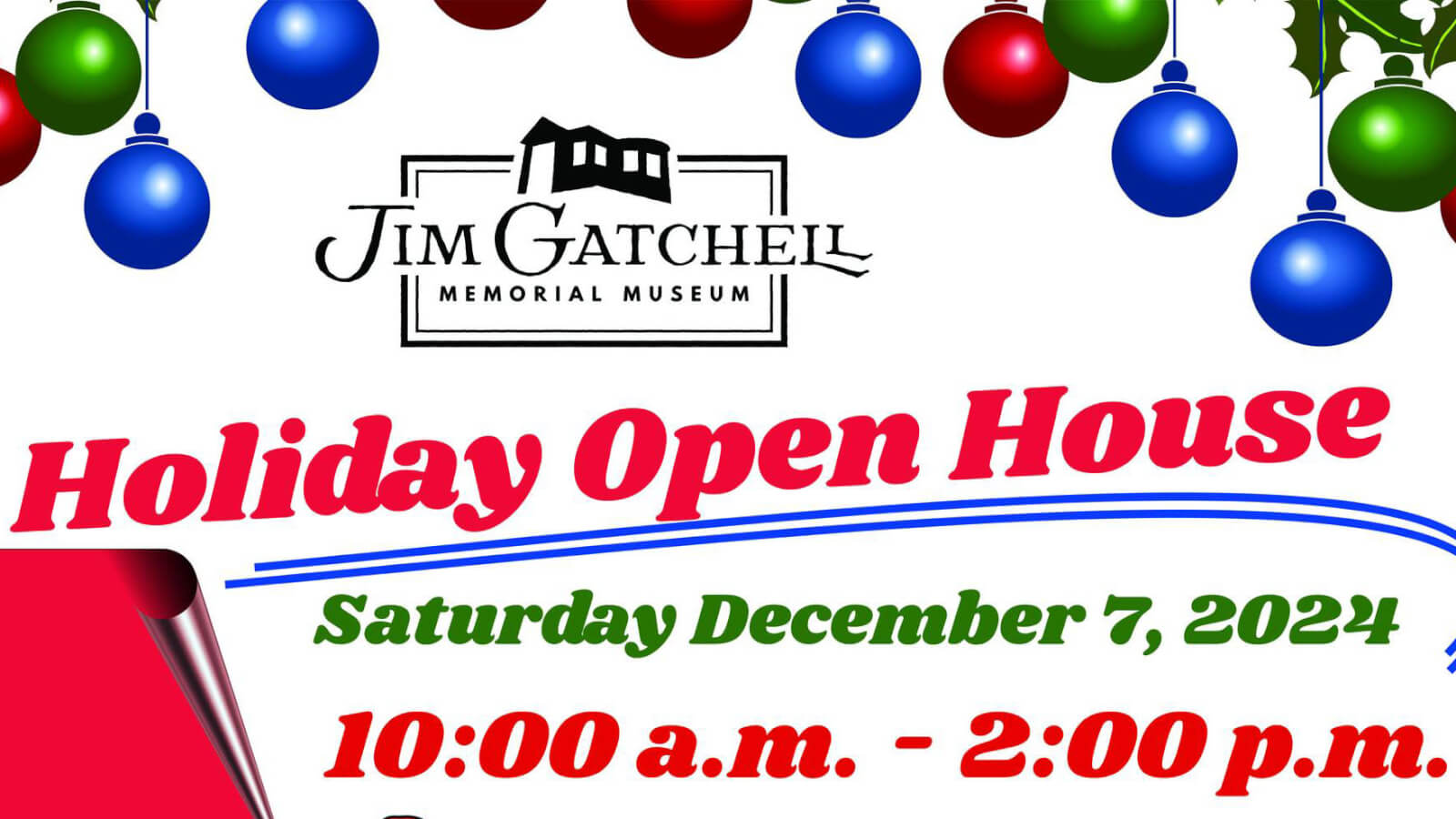 Jim Gatchell Museum Holiday Open House