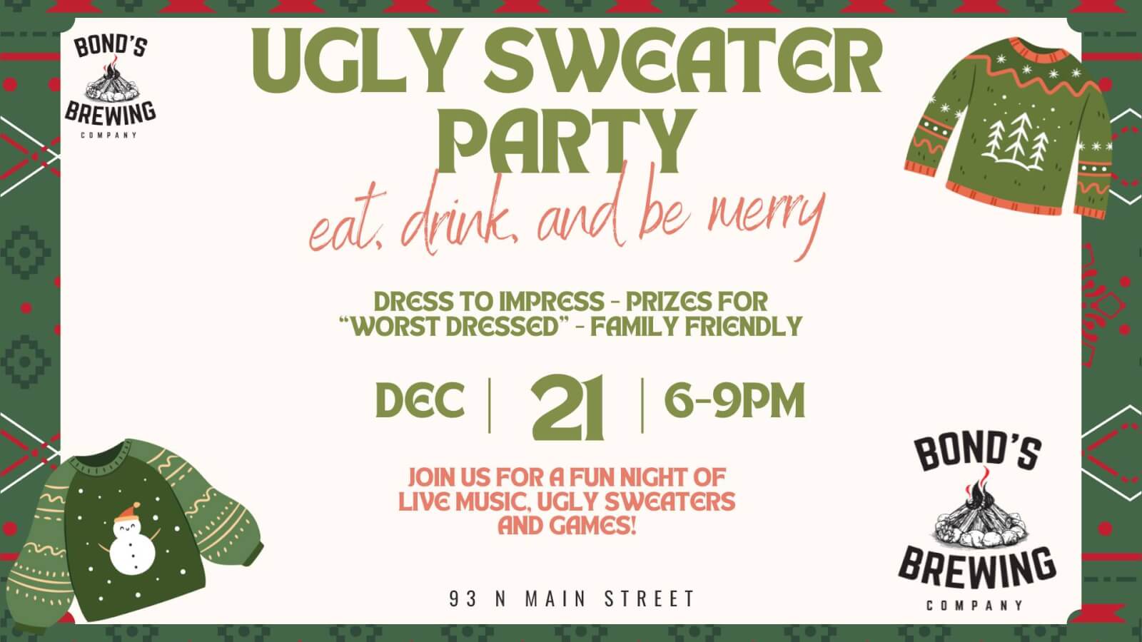 Ugly Sweater Party