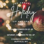 Holiday Sip and Spa Shop