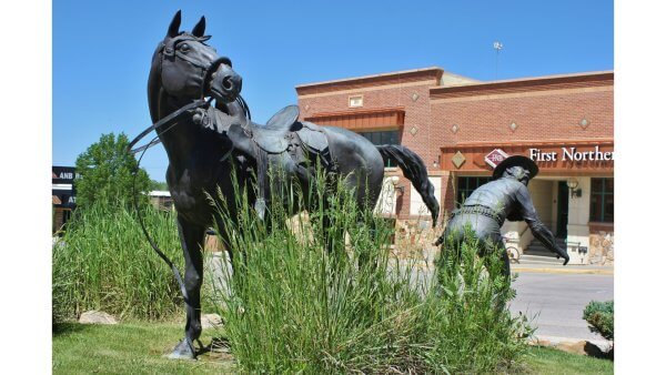 20 Free and Budget-Friendly Things to Do in Buffalo, Wyoming Bronze statue of a cowboy and horse in downtown Buffalo, Wyoming — one of several public sculptures and historical markers found throughout the city.
