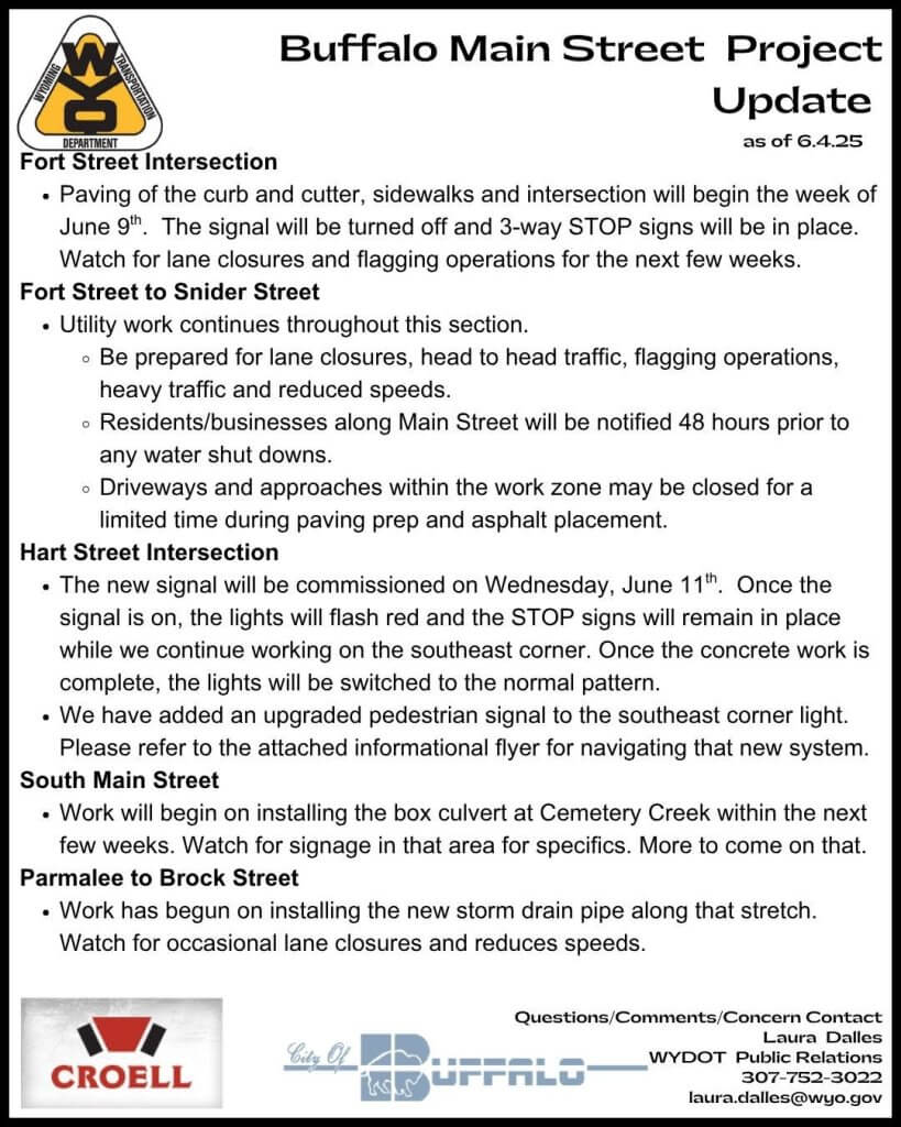 Buffalo Main Street Construction Updates