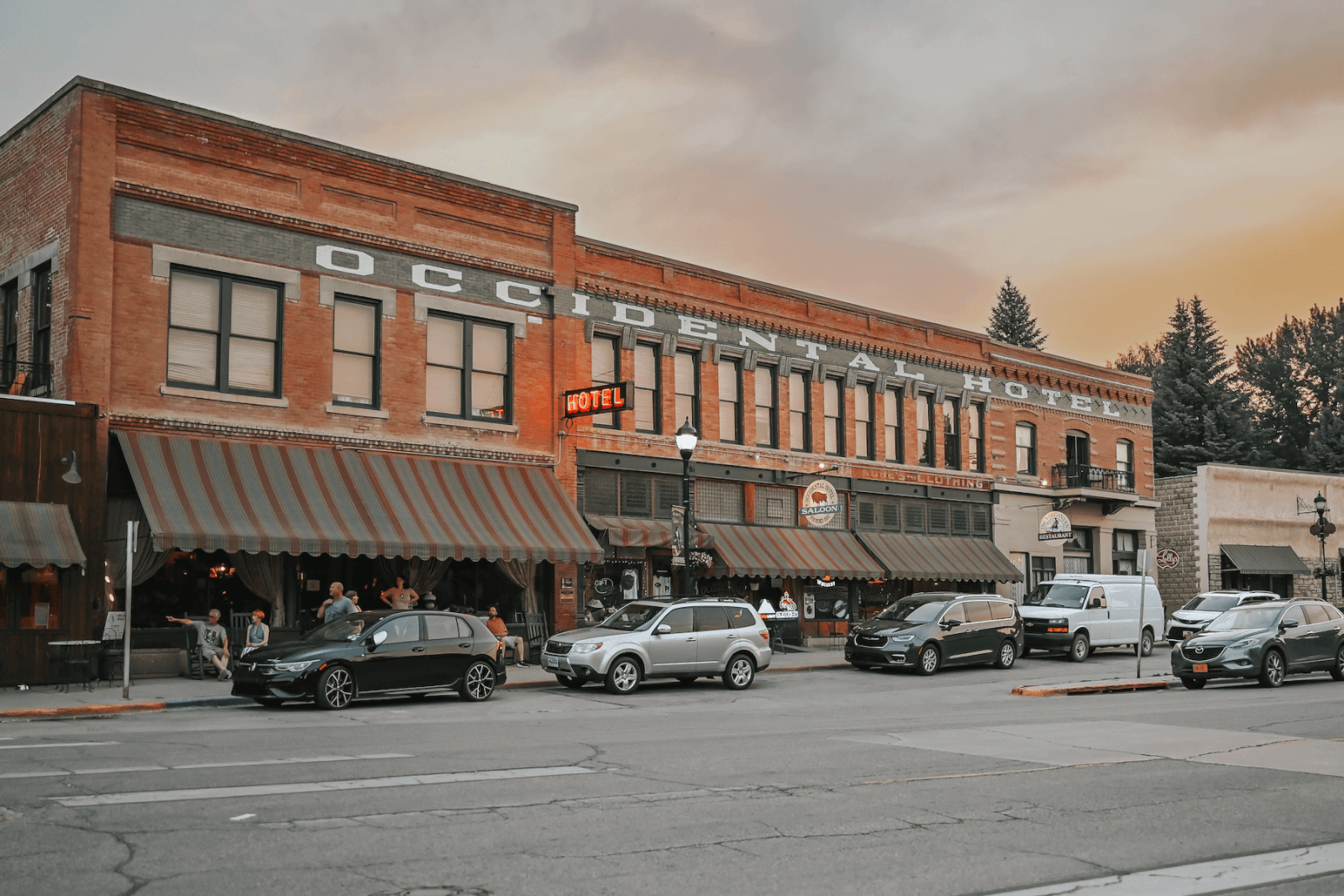 The Historic Occidental Hotel, a haunted place in Buffalo, WY.
