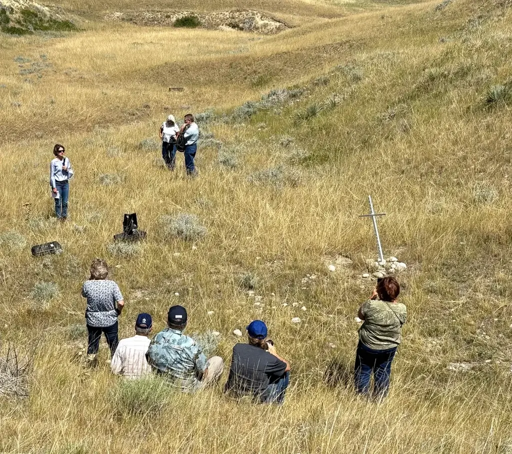 A tour at Tisdale Divide, a place to see ghosts in Johnson county, WY.