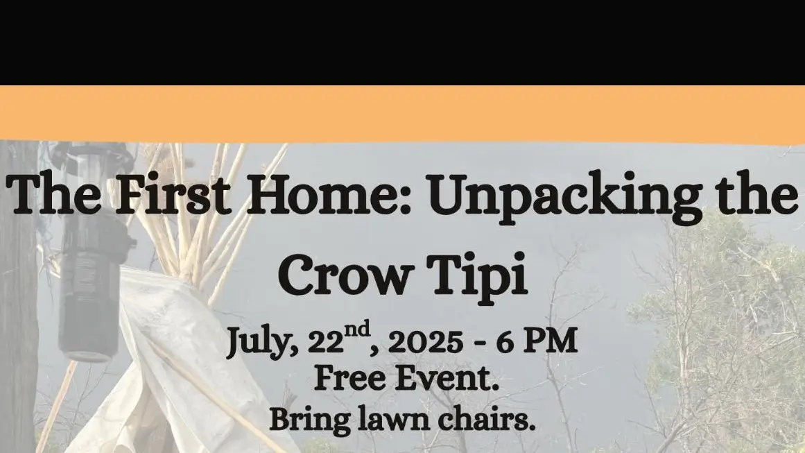 Unpacking the Crow Tipi