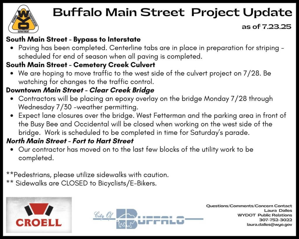 Buffalo Main Street Construction Updates