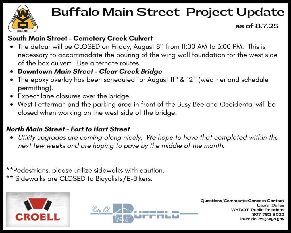 Buffalo Main Street Construction Updates