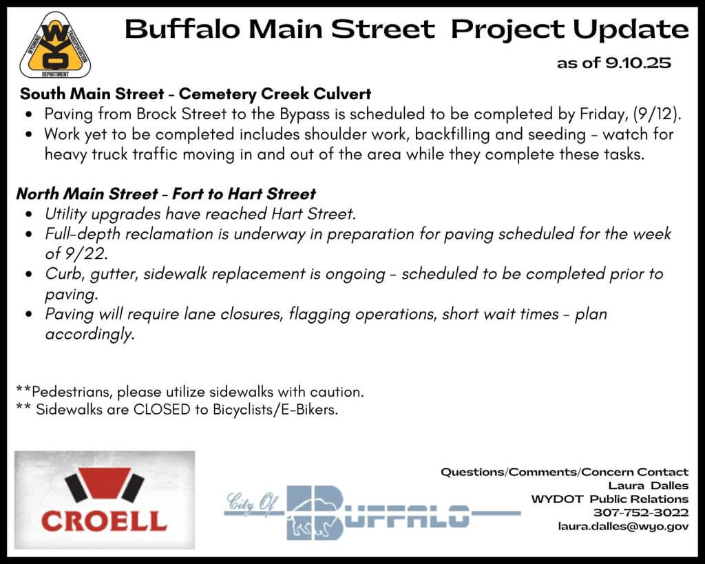 Buffalo Main Street Construction Updates