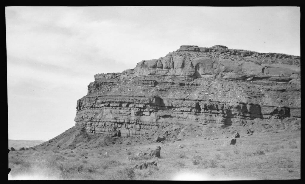 Hole in the Wall rock near Kaycee, Wyoming