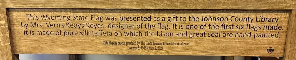 Verna Keays and the Wyoming State Flag