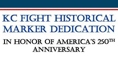 KC Fight Marker Dedication