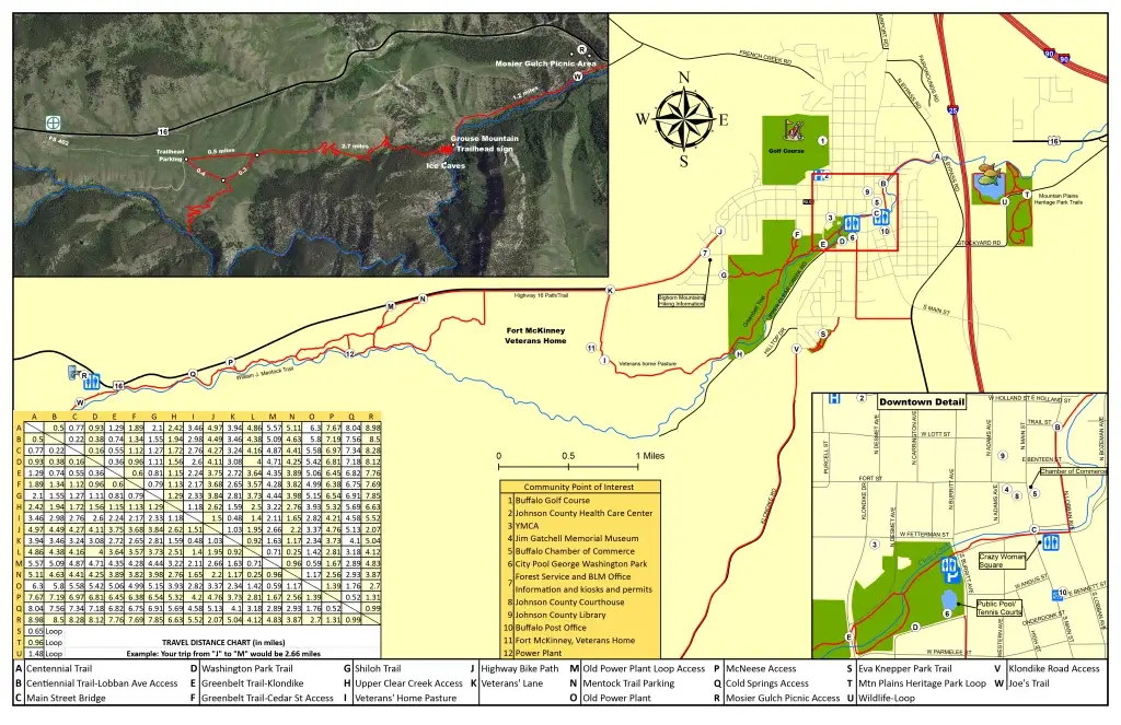Clear Creek Trail Map